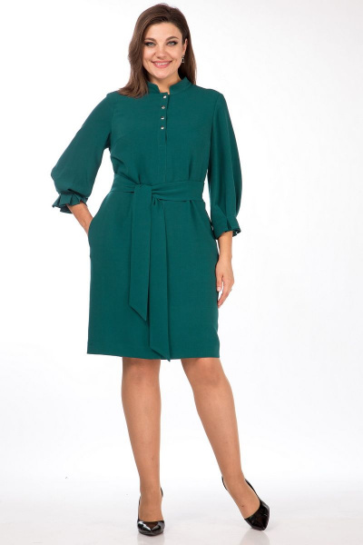 Платье Lady Style Classic 1723 зеленый - фото 1