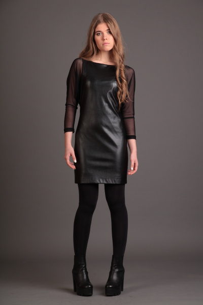 Платье AMORI 9140 черный - фото 1