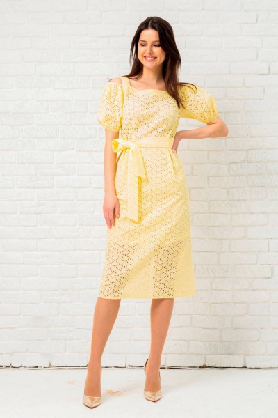 Платье Nalina 4681 желтый - фото 1