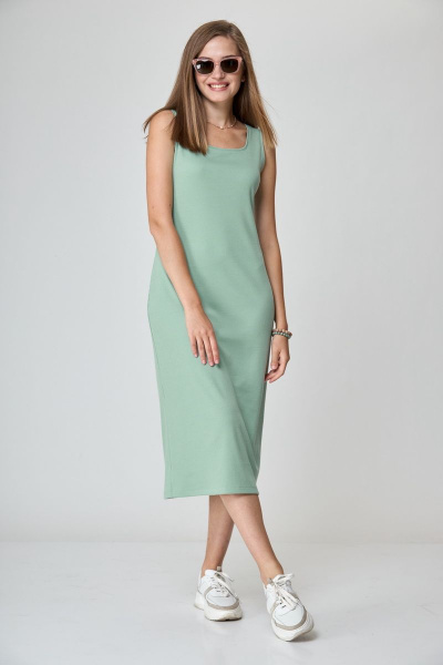 Кардиган, платье STEFANY 2058 зеленый - фото 3