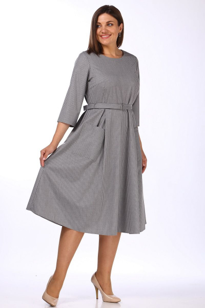 Платье Lady Style Classic 1270/24 серый - фото 1