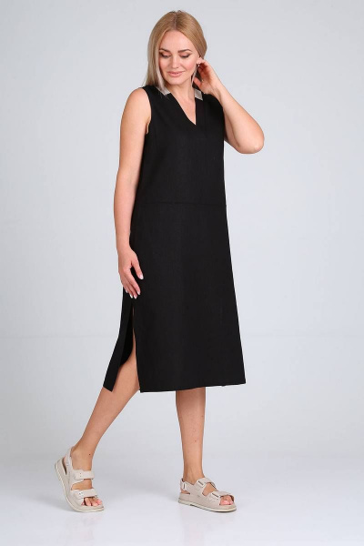 Платье FloVia 4045 черный - фото 3