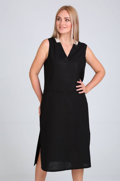 Платье FloVia 4045 черный - фото 2