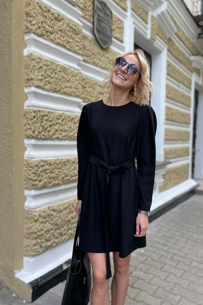 Платье Ertanno 2127-черный - фото 5
