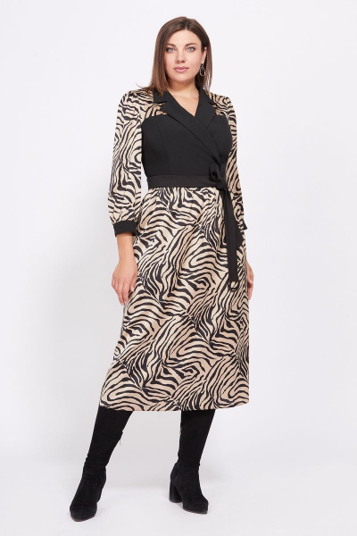 Платье Милора-стиль 1019 леопард - фото 1
