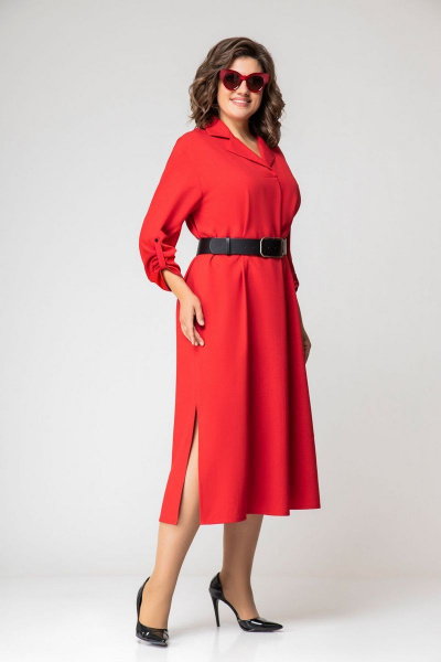 Платье EVA GRANT 192 красный - фото 1