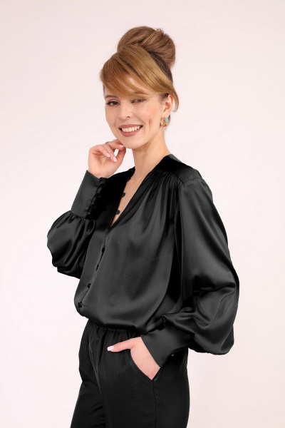 Блуза LM ВИ1607 черный - фото 1