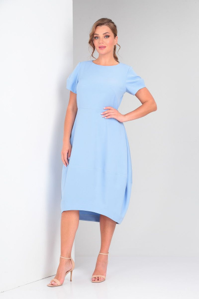 Платье SVT-fashion 404 голубой - фото 4