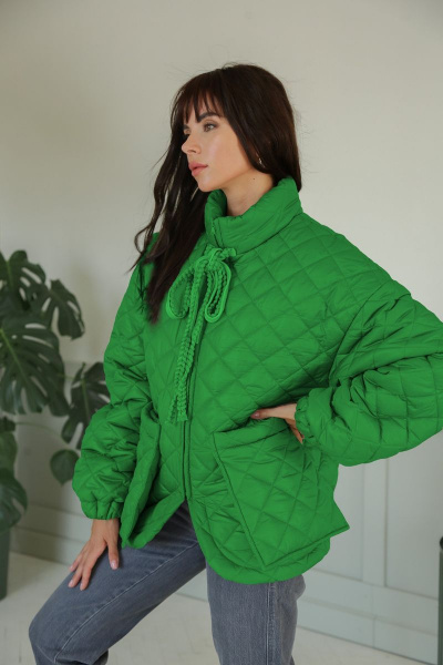 Куртка LadisLine 1388 зеленый - фото 2