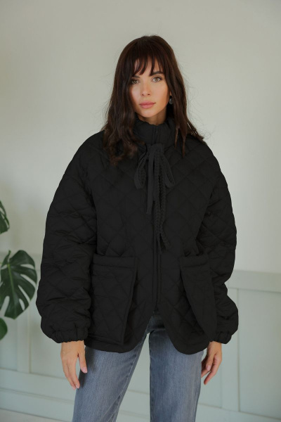 Куртка LadisLine 1388 черный - фото 2