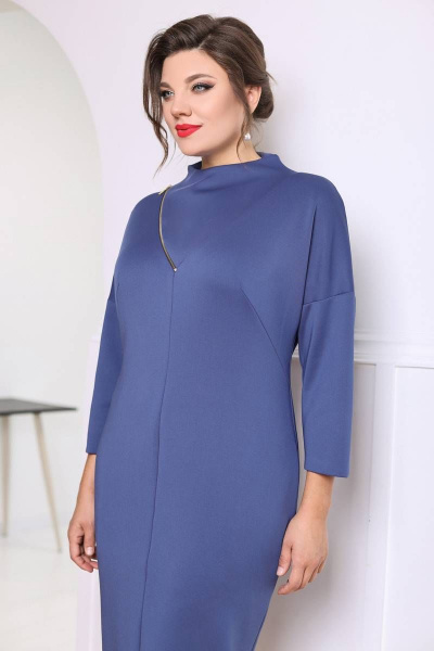 Платье Мода Юрс 2741 синий - фото 2