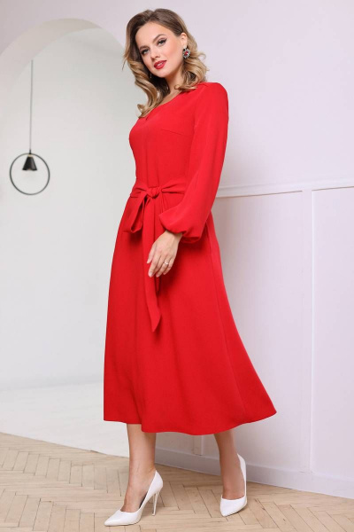 Платье Мода Юрс 2723 красный - фото 1