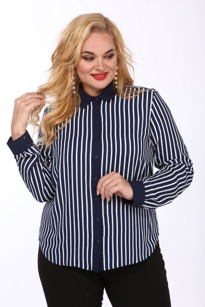 Блуза Mamma Moda 75 синий - фото 3