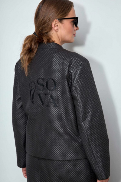 Куртка, юбка SOVA 11188 черный - фото 6