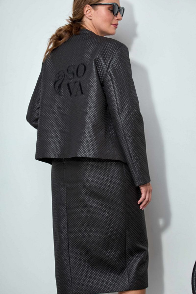 Куртка, юбка SOVA 11188 черный - фото 2