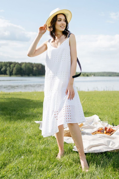 Платье Elema 5К-9831-1-170 белый - фото 1