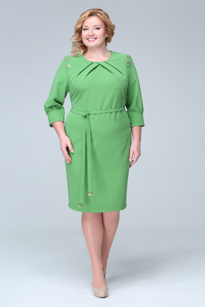 Платье Tellura-L 1286 зеленый - фото 1