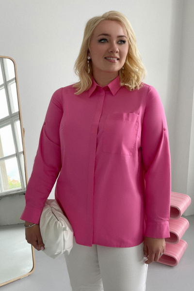 Блуза Панда 436048w розовый - фото 1