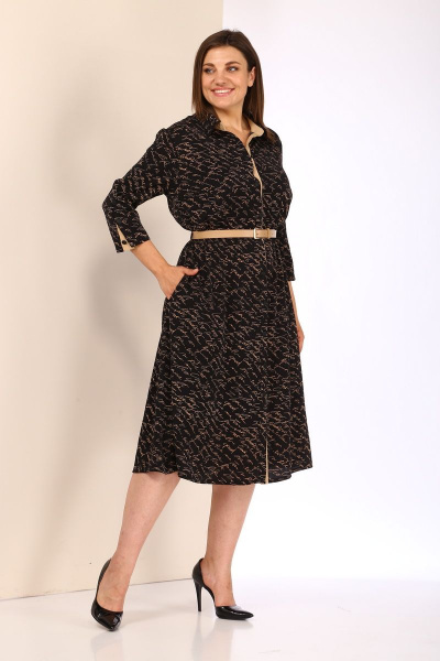 Платье Karina deLux М-9909-1 черный - фото 4