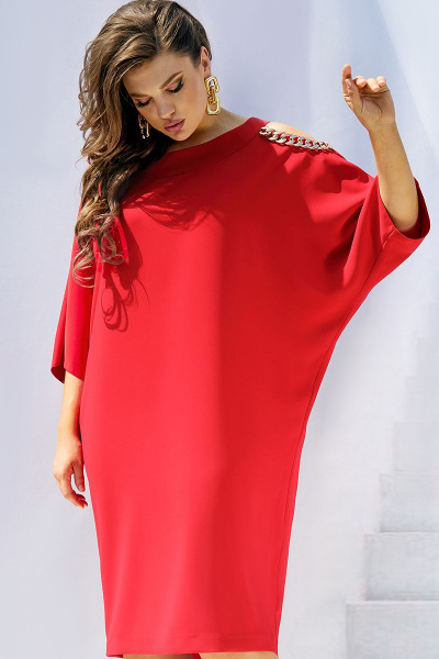 Платье Vittoria Queen 16963/2 красный - фото 3
