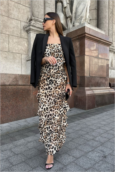 Платье ENZA 504 леопард - фото 1