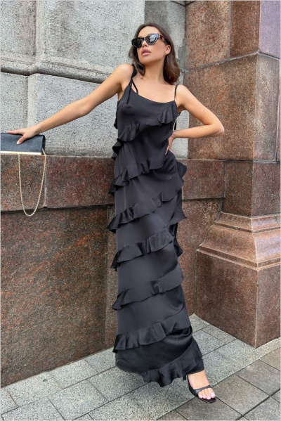Платье ENZA 505 черный - фото 2