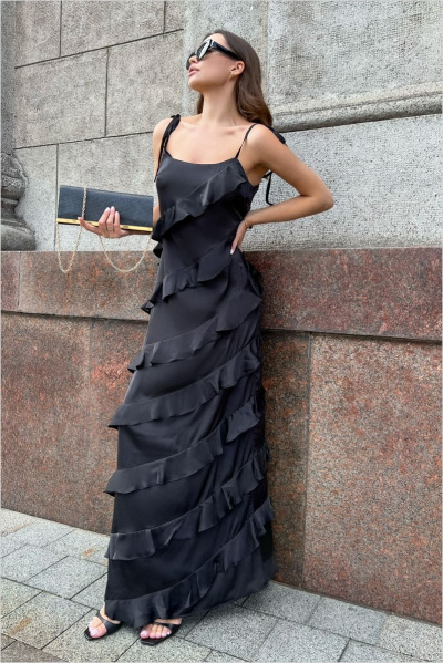 Платье ENZA 505 черный - фото 1