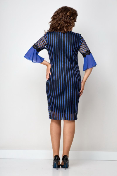 Платье Solomeya Lux 661 синий - фото 4