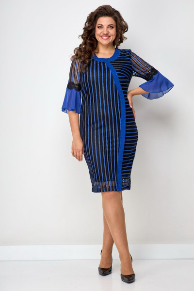 Платье Solomeya Lux 661 синий - фото 1