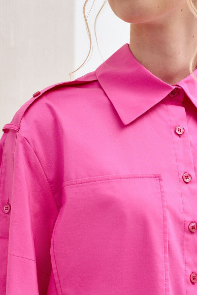 Блуза Панда 96540w розовый - фото 3