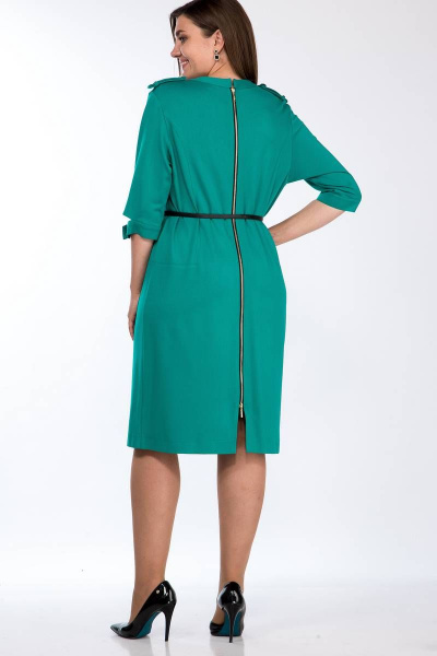Платье Lady Style Classic 425/1 голубо-зеленый - фото 4