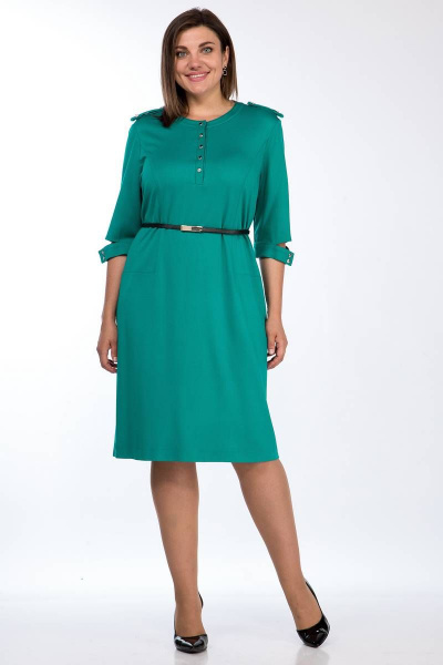 Платье Lady Style Classic 425/1 голубо-зеленый - фото 2