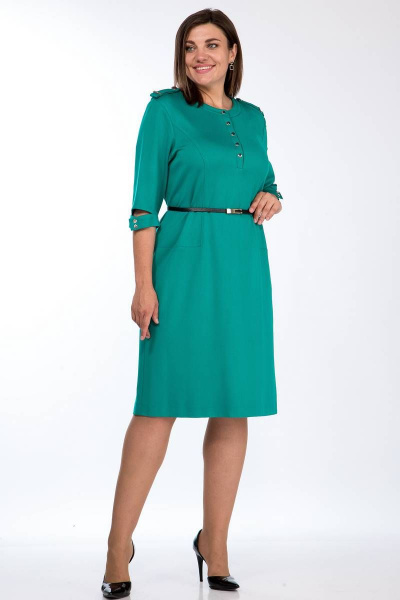 Платье Lady Style Classic 425/1 голубо-зеленый - фото 1