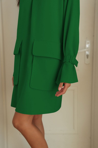 Платье LadisLine 1402 зелень - фото 2