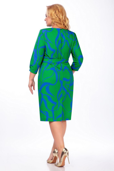 Платье Элль-стиль 2156 зеленый - фото 2