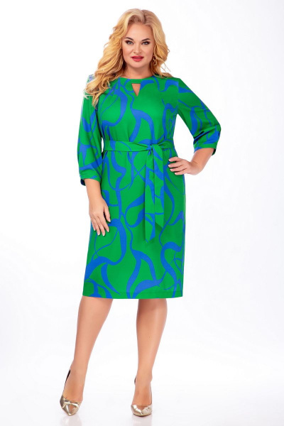 Платье Элль-стиль 2156 зеленый - фото 1