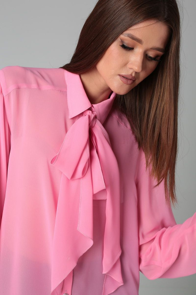 Блуза DOGGI 085 розовый - фото 3