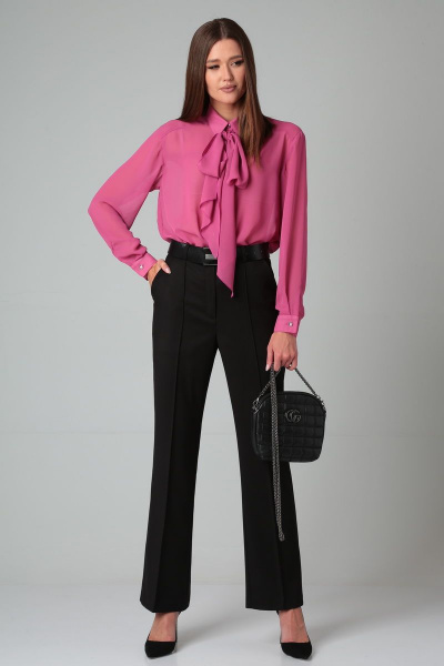 Блуза DOGGI 085 темно-розовый - фото 4