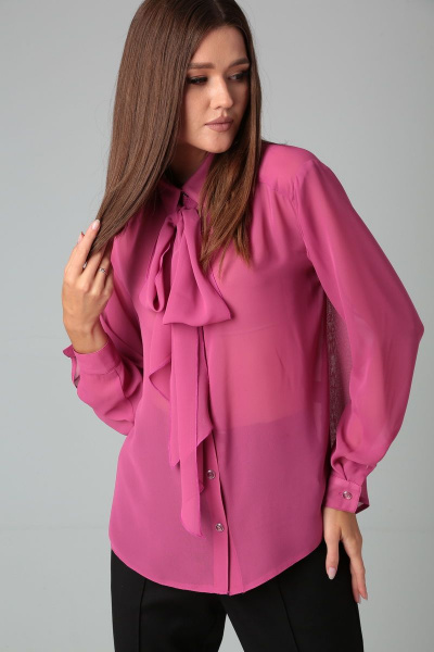 Блуза DOGGI 085 темно-розовый - фото 3