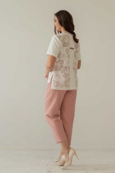 Блуза, брюки Angelina 779 розовый - фото 3