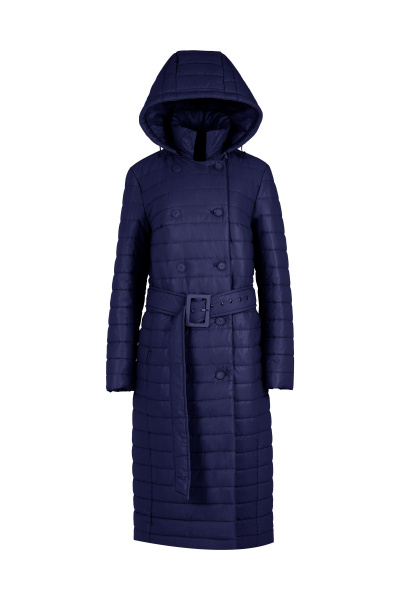 Пальто Elema 5-12072-1-164 сине-фиолетовый - фото 1