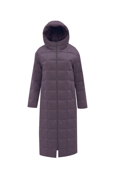 Пальто Elema 5-12192-1-170 фиолетовый - фото 1
