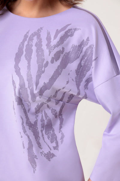 Блуза, юбка Мишель стиль 1050-1 лавандовый - фото 4