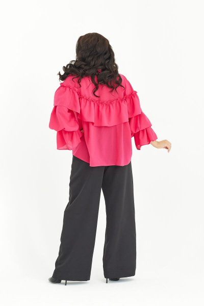 Блуза ENZA 106 розовый - фото 2