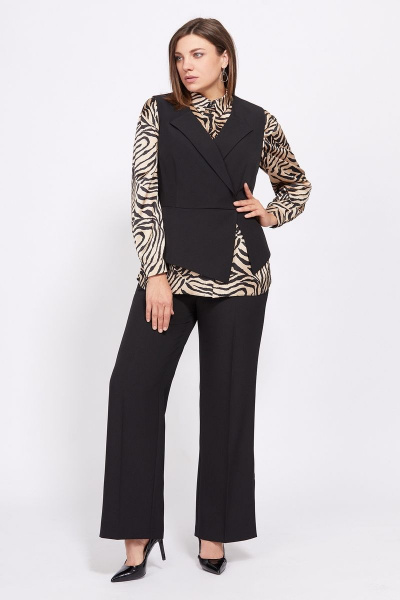 Блуза, брюки, жилет Милора-стиль 1036 - фото 1