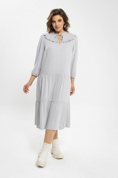Платье JeRusi 2117 светло-серый - фото 2