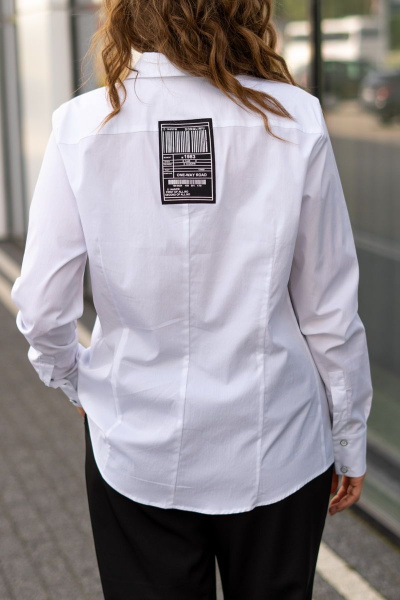 Блуза, брюки Andina 924 белый+черный - фото 6