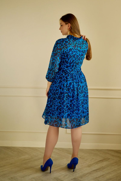 Платье АСВ 1293.1 синий - фото 7