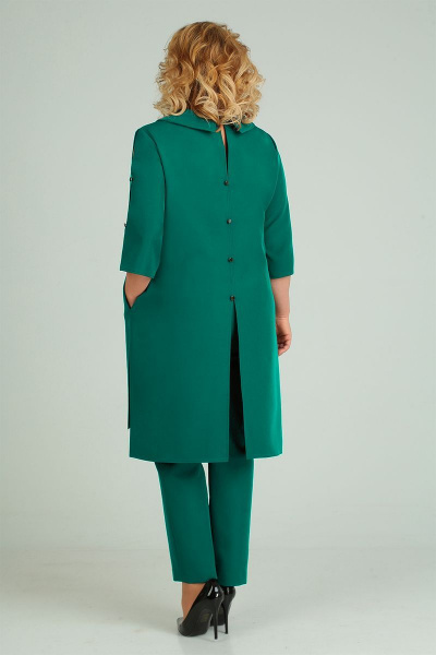 Блуза, брюки ELGA 12-625 зелень - фото 2