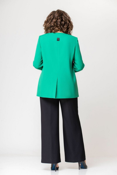 Блуза, брюки EVA GRANT 204 зеленый/черный - фото 6